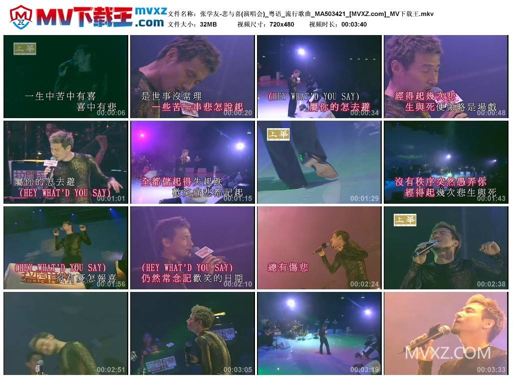 张学友-悲与喜(演唱会)_粤语_流行歌曲_MA503421